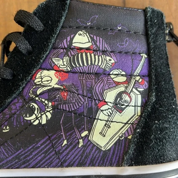Vans Disney nightmare before Christmas glow in the dark high tops - Picture 2 of 15